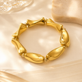 Golden Pebble Stretch Bracelet