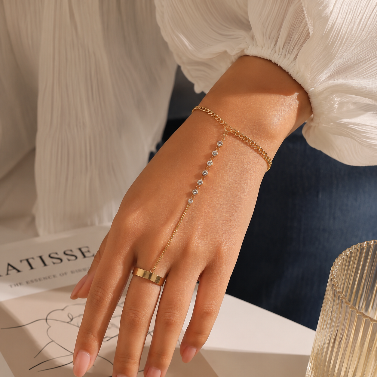Golden Aurora Hand Chain