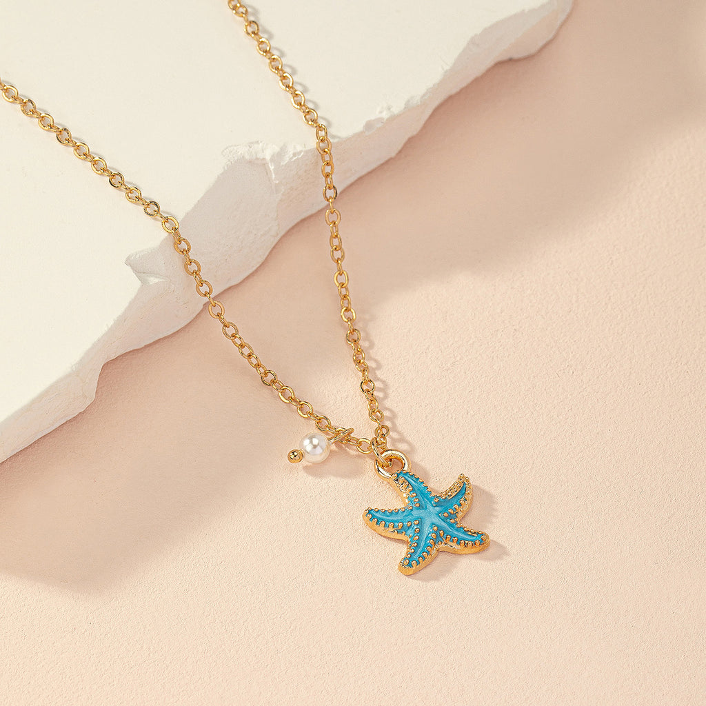Starfish Pearl Anklet