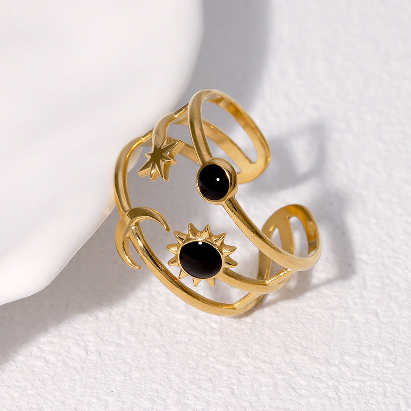 Celestial Trio Adjustable Ring