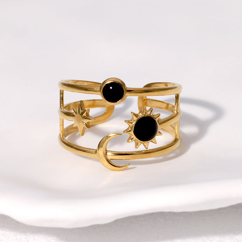 Celestial Trio Adjustable Ring
