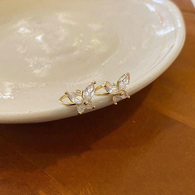 Flutter Luxe Butterfly Ear Cuffs for Non Pierced Ears