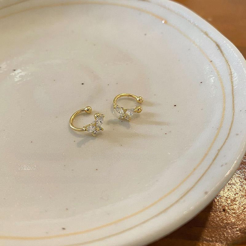 Flutter Luxe Butterfly Ear Cuffs for Non Pierced Ears