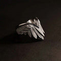 Silver Angel Wing Ring