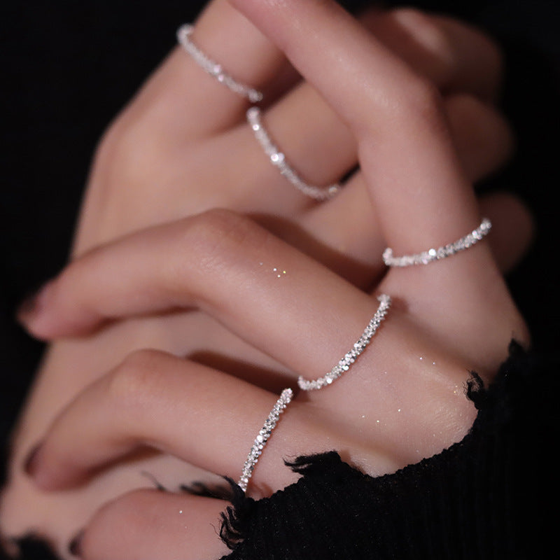 Twinkle Stack Midi Ring