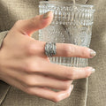 Two-Layer Leaf Wrap Statement Band