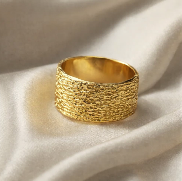 Molten Muse Gold Ring
