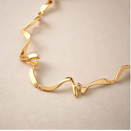 Ripple Rogue Gold Necklace