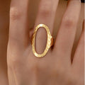 Golden Halo Statement Ring