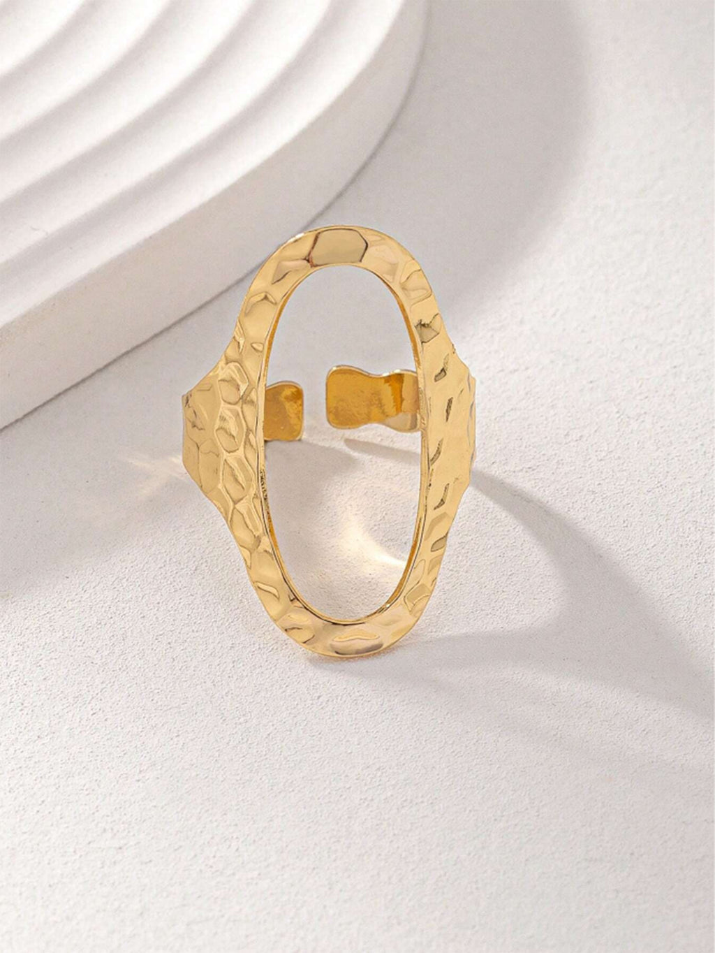 Golden Halo Statement Ring