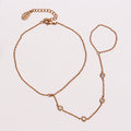 Dainty Crystal Hand Chain