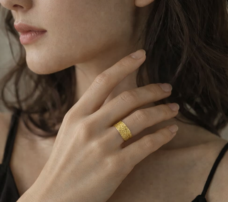 Molten Muse Gold Ring