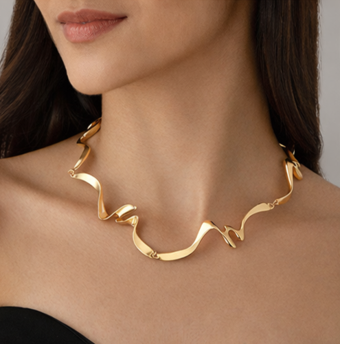 Ripple Rogue Gold Necklace