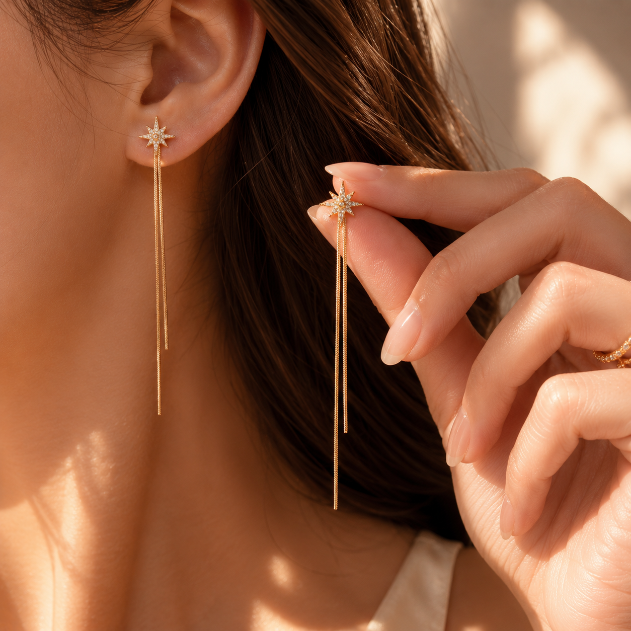 Celestial Tassel Earrings