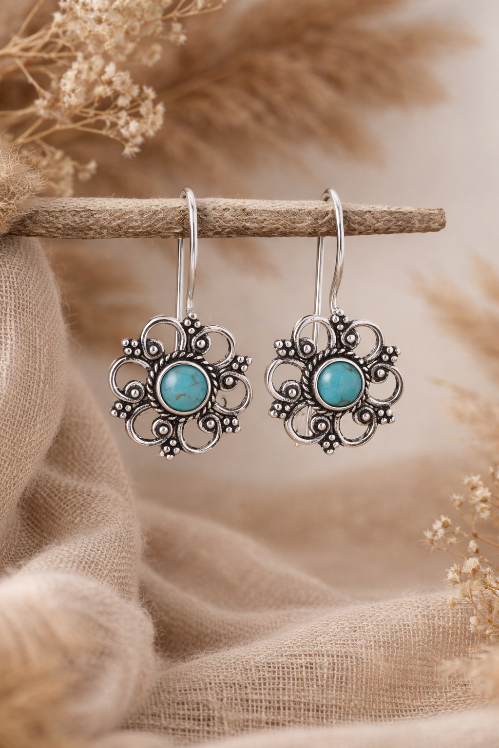 Turquoise Bloom Drops