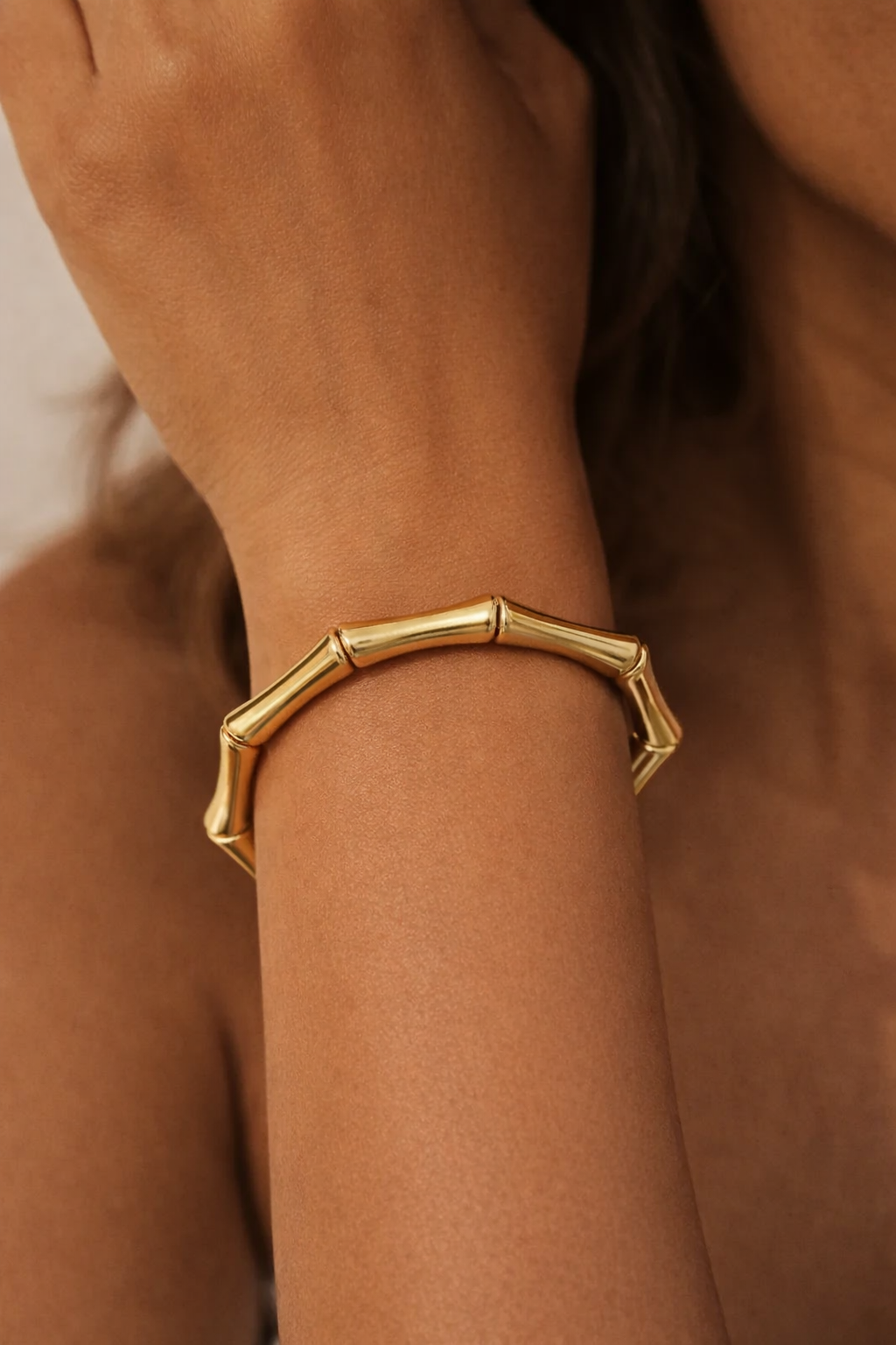 Golden Bamboo Bracelet