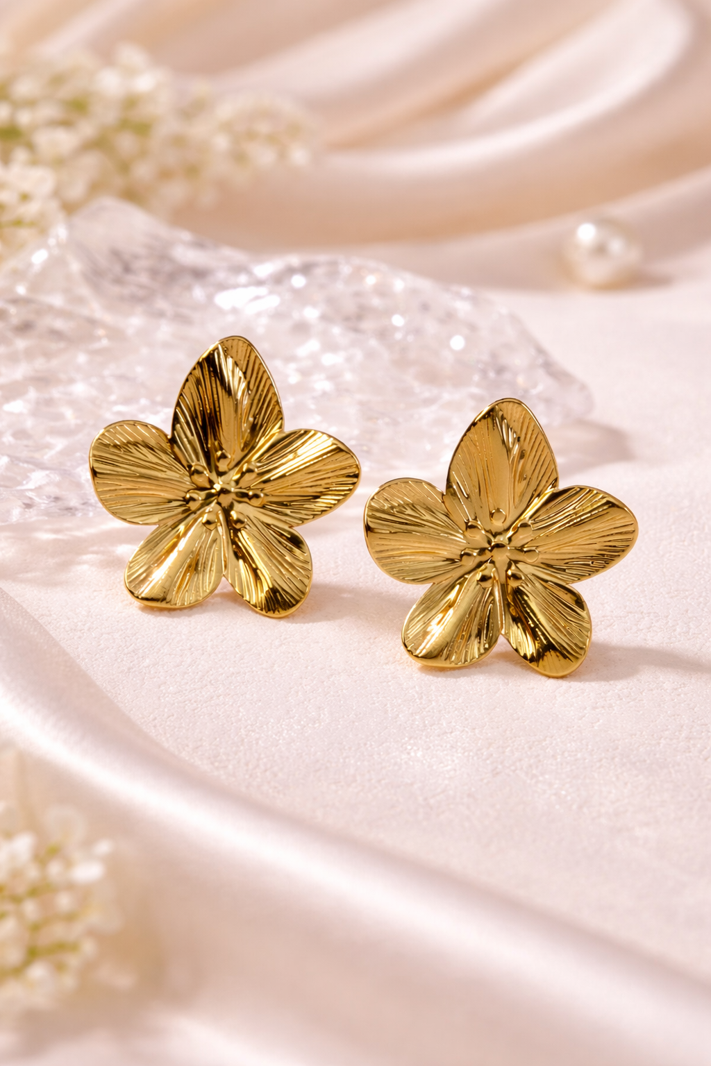Golden Bloom Studs