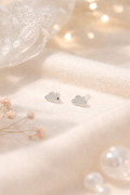 Silver Cloud Studs