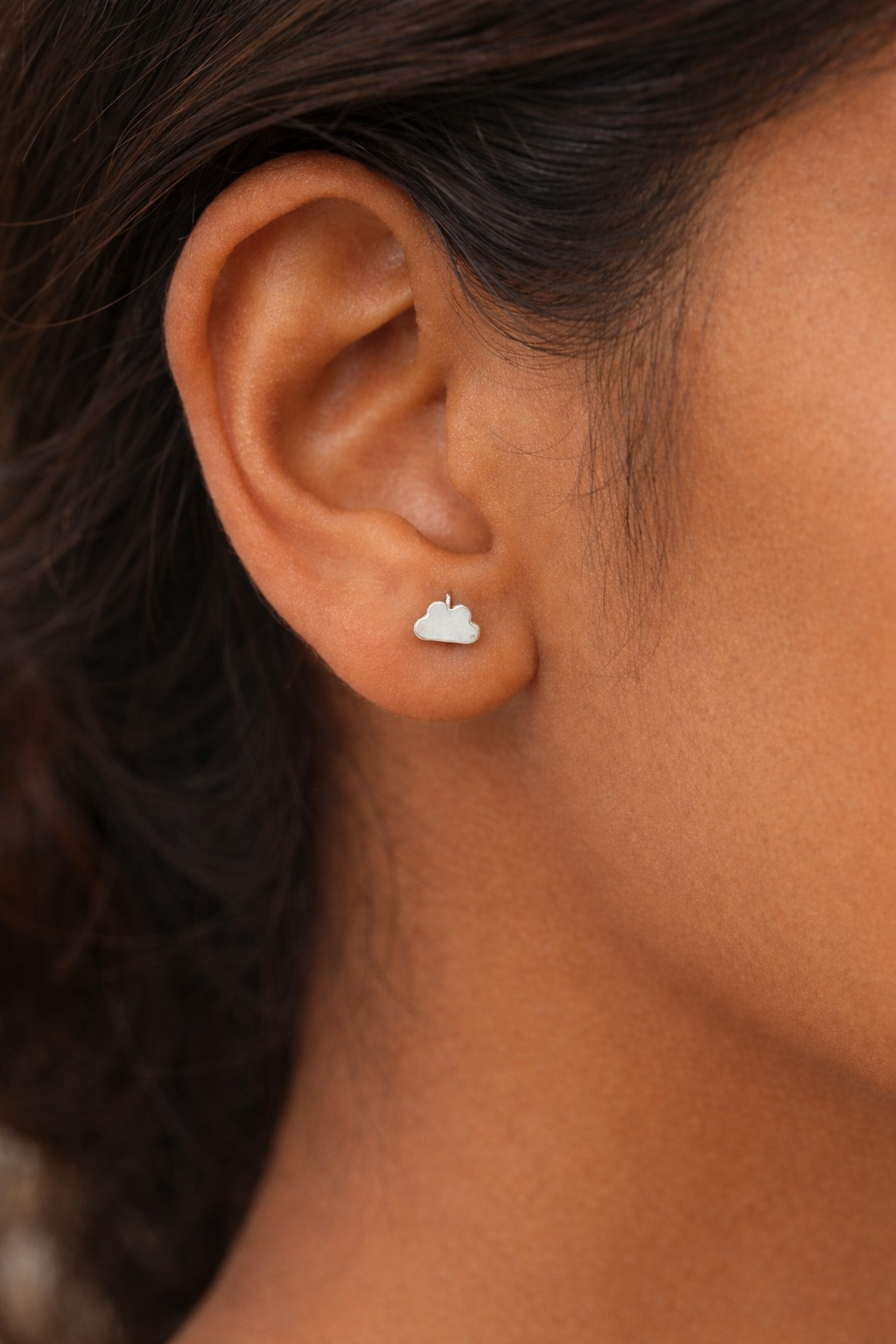 Silver Cloud Studs