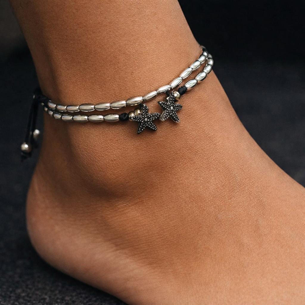 Starfish Bead Anklet