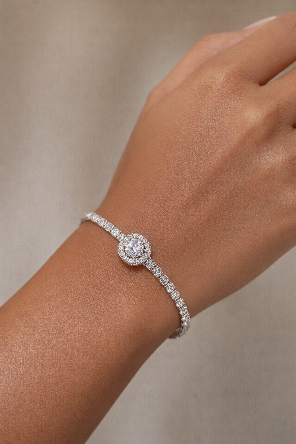 Crystal Halo Bracelet