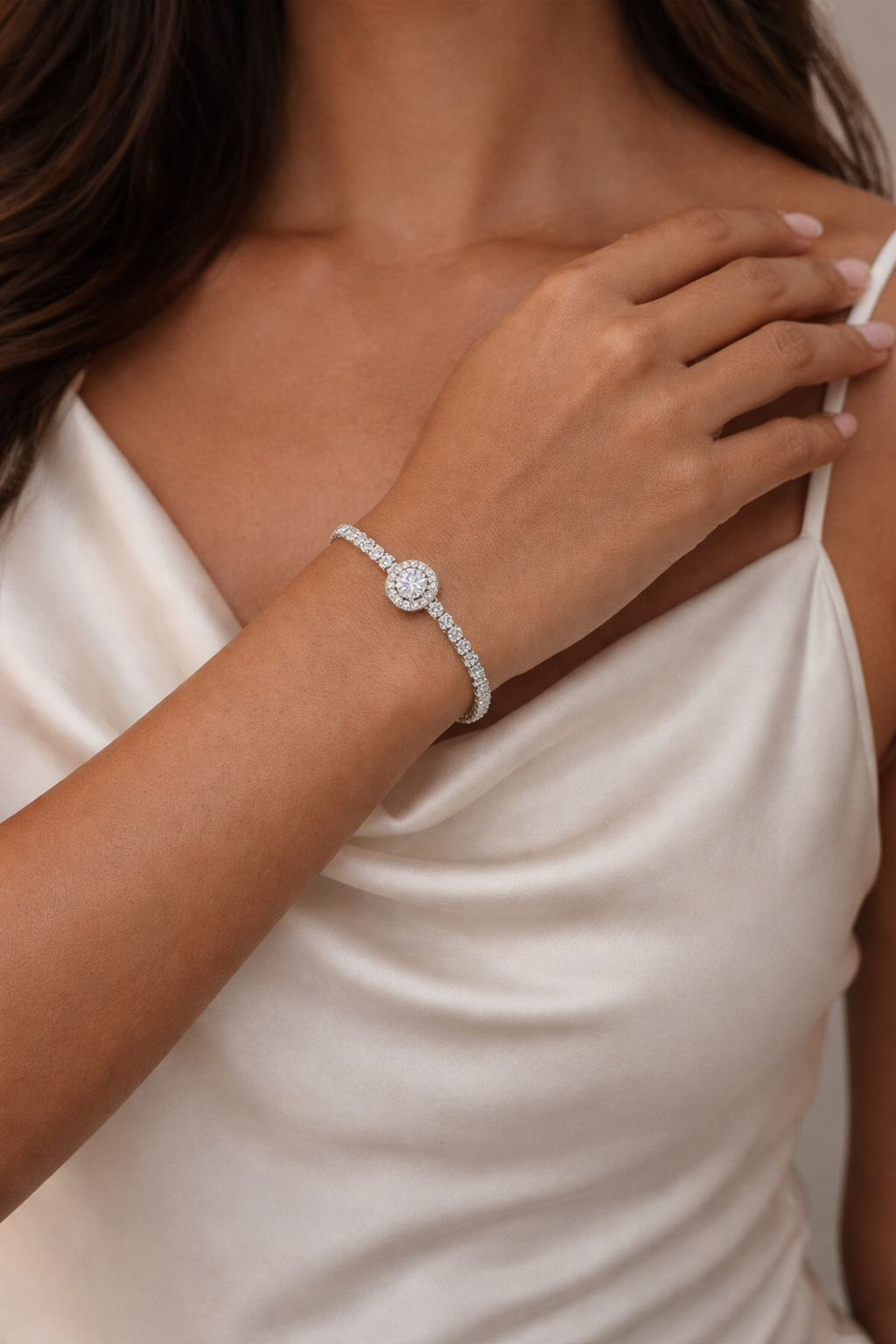 Crystal Halo Bracelet