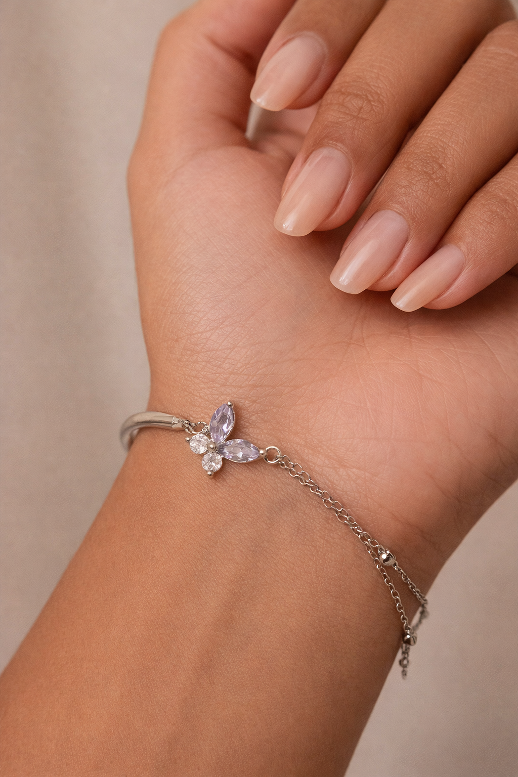 Crystal Butterfly Bracelet