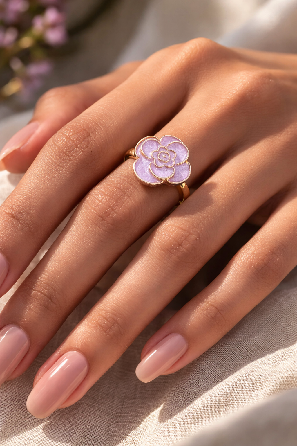 Lilac Bloom Ring