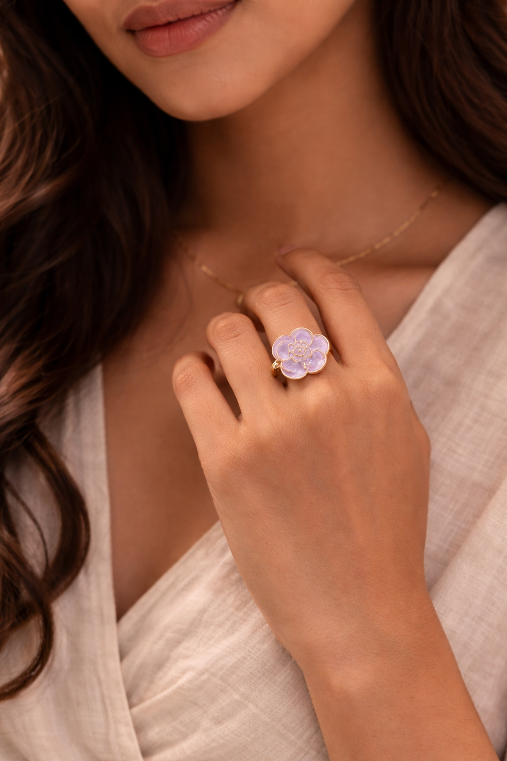 Lilac Bloom Ring