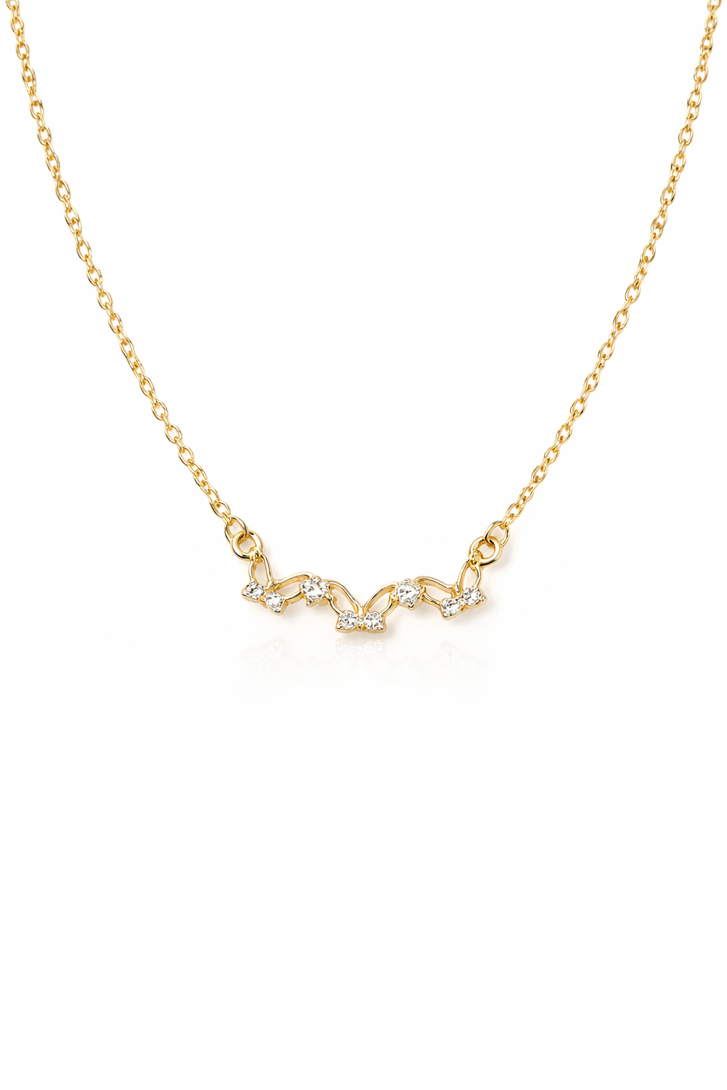Crystal Butterfly Necklace