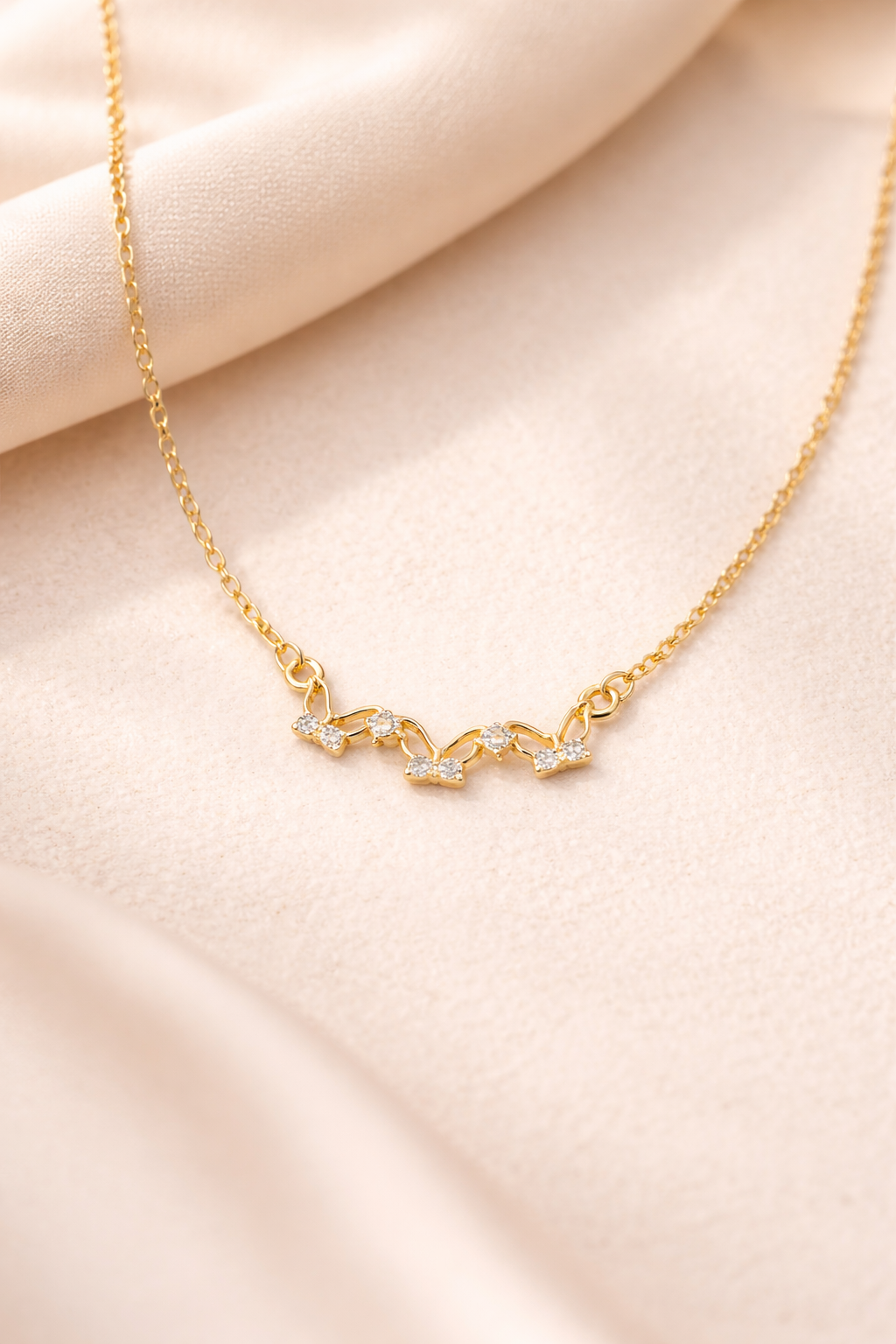 Crystal Butterfly Necklace