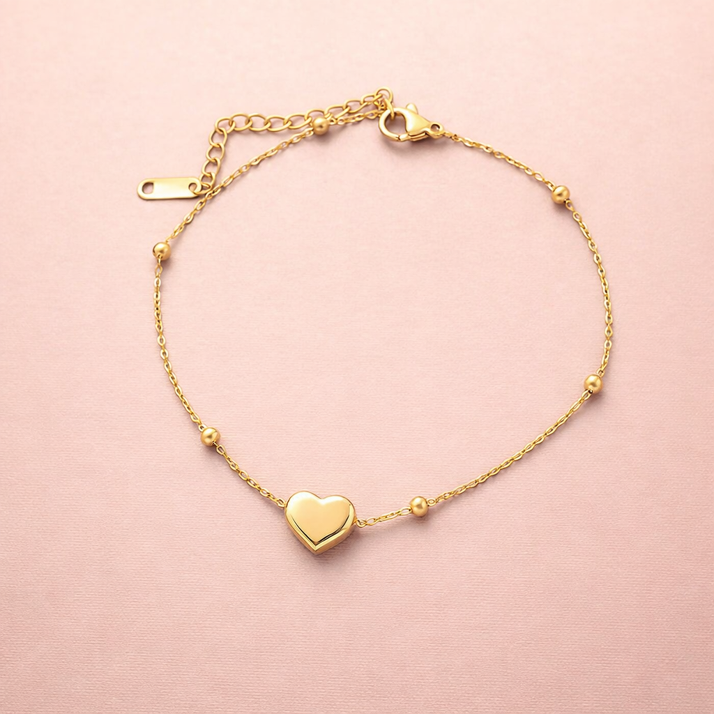 Golden Heart Bracelet