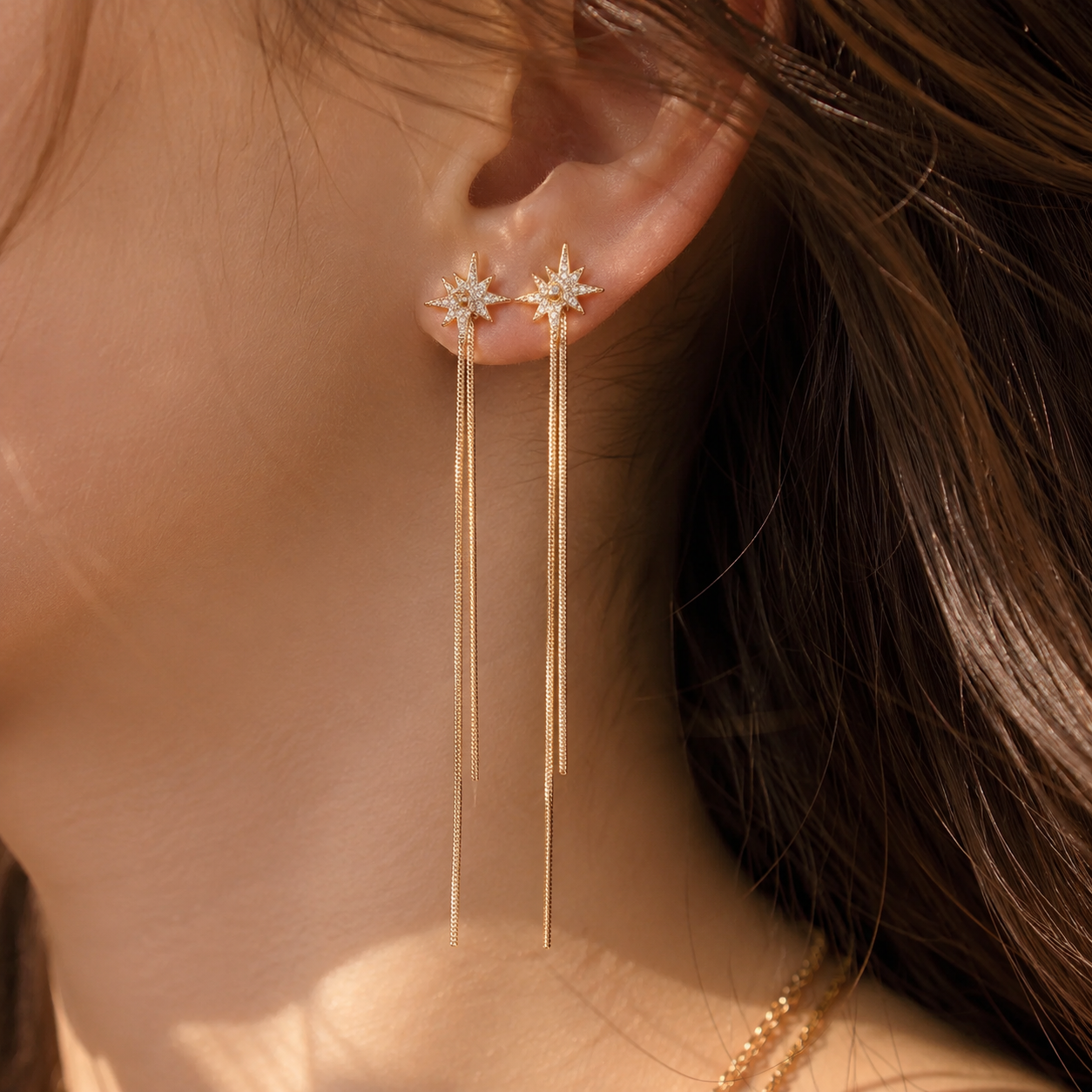 Celestial Tassel Earrings