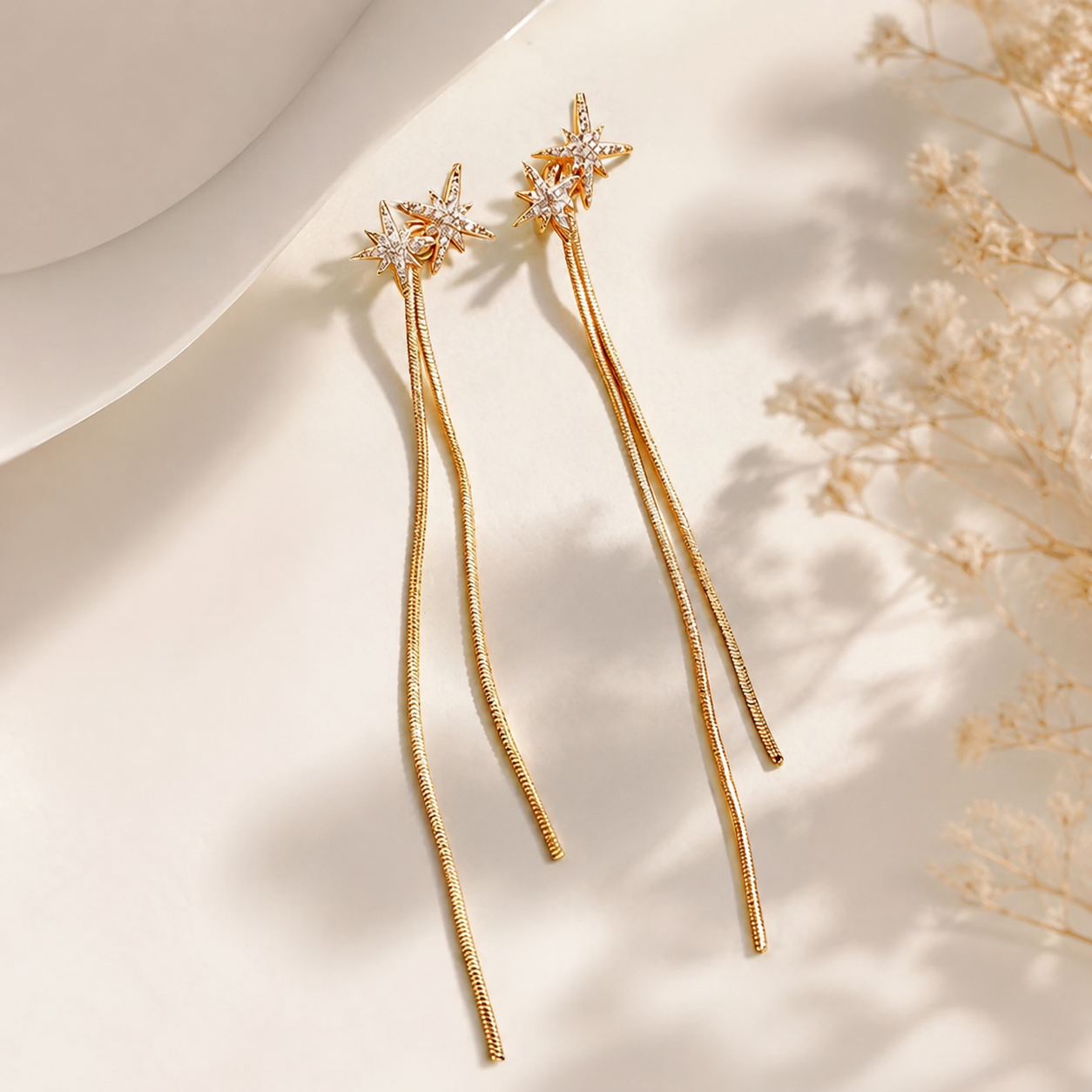 Celestial Tassel Earrings