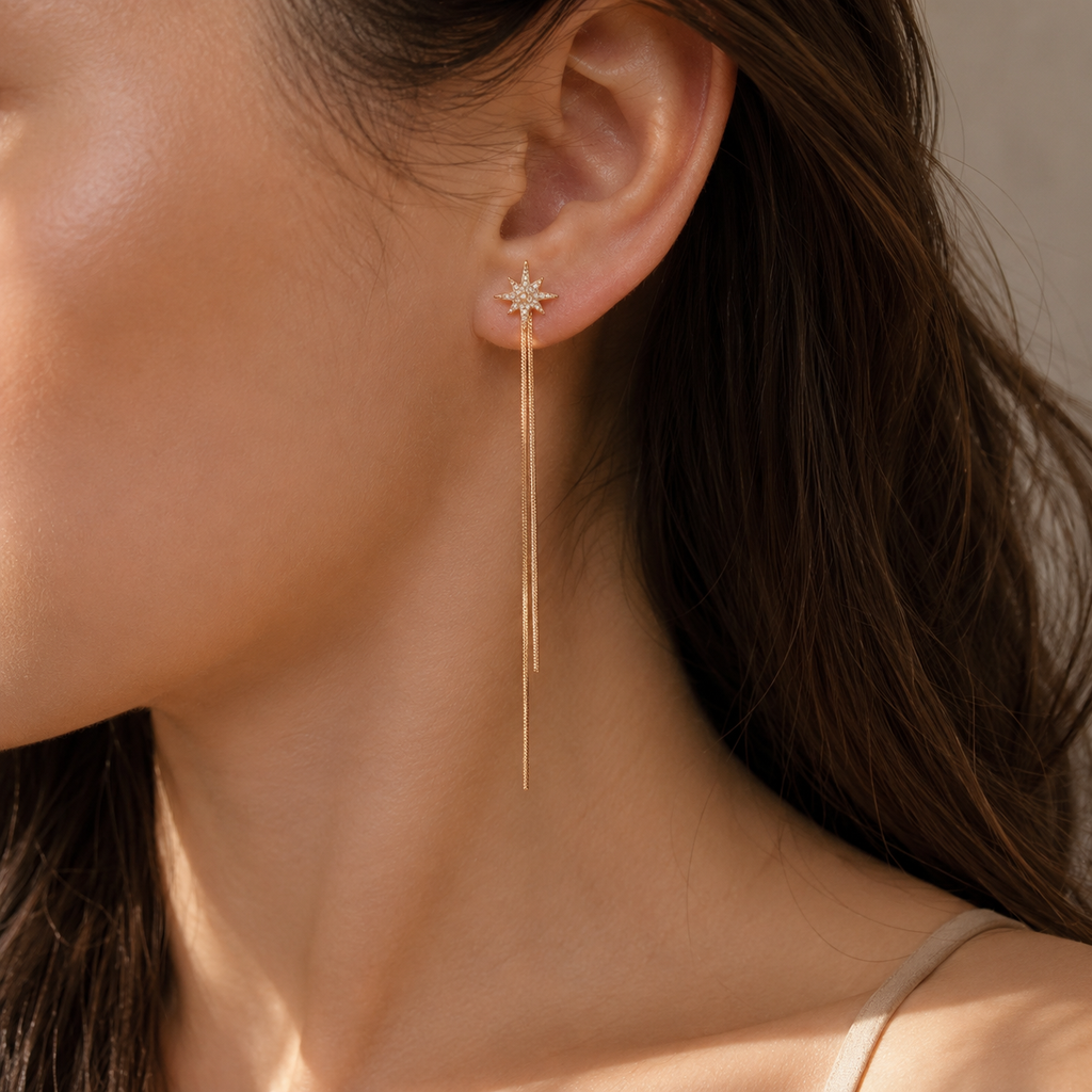 Celestial Tassel Earrings