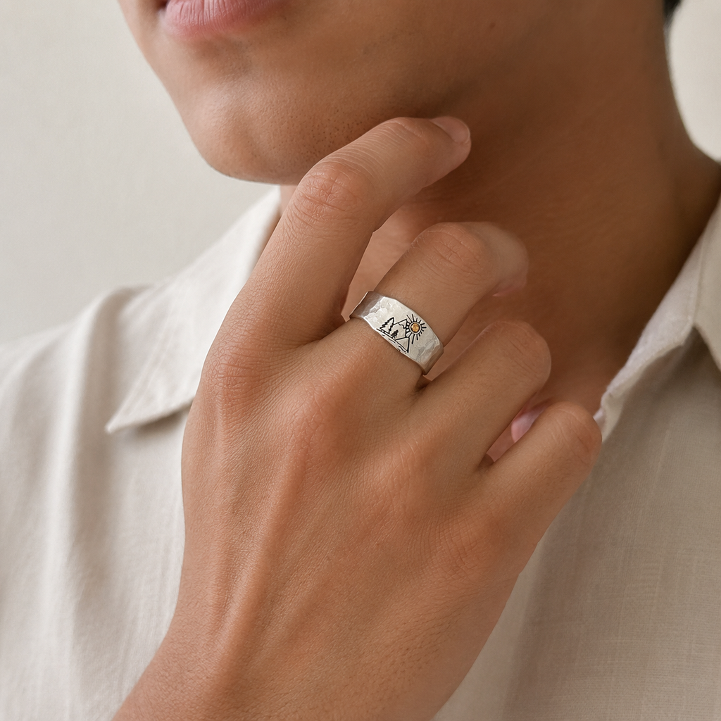 Mountain Lover Adjustable Ring