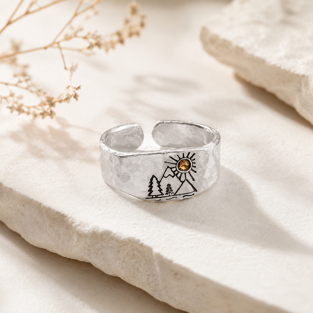 Mountain Lover Adjustable Ring