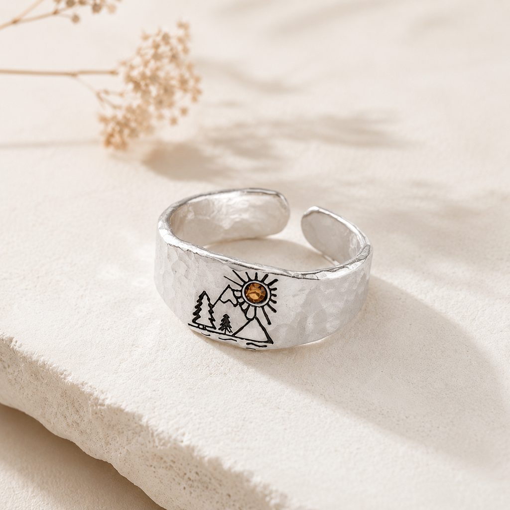 Mountain Lover Adjustable Ring