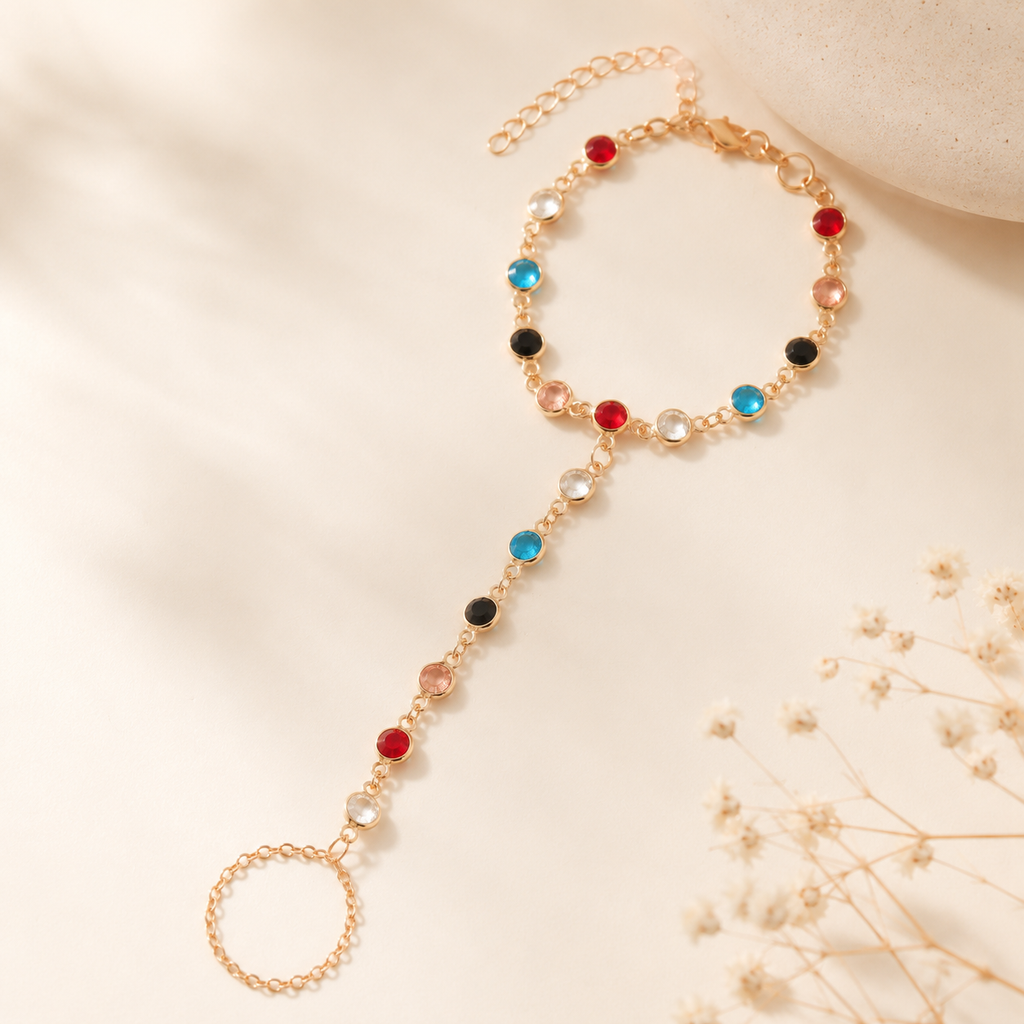 Golden Kaleido Hand Chain