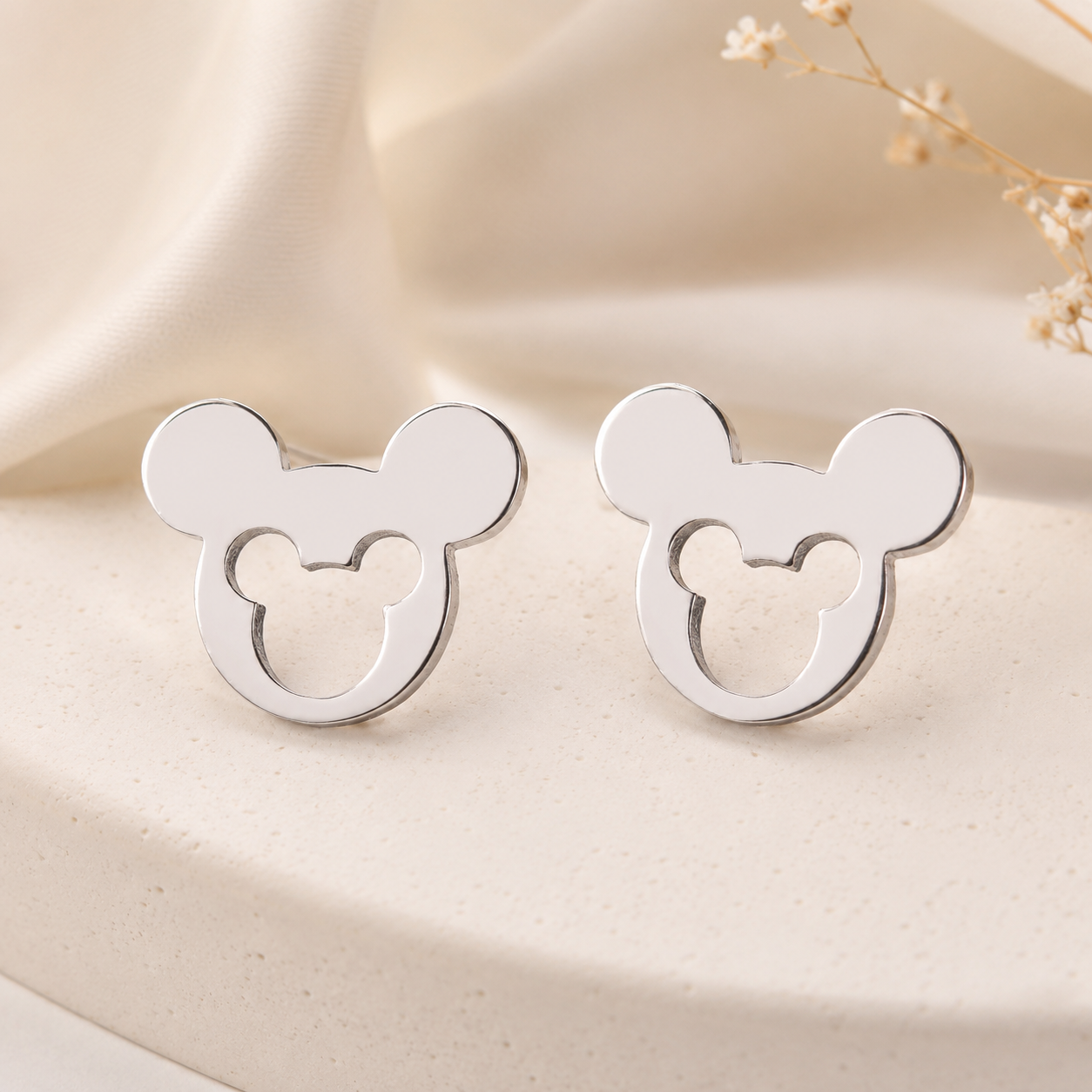 Mickey Mouse Kids Stud Earrings