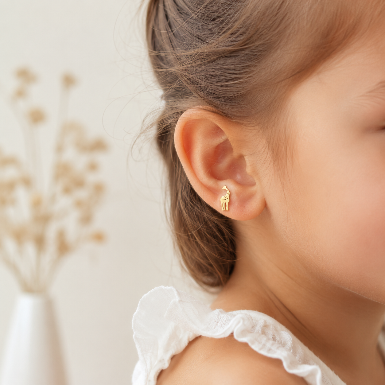 Golden Giraffe Studs