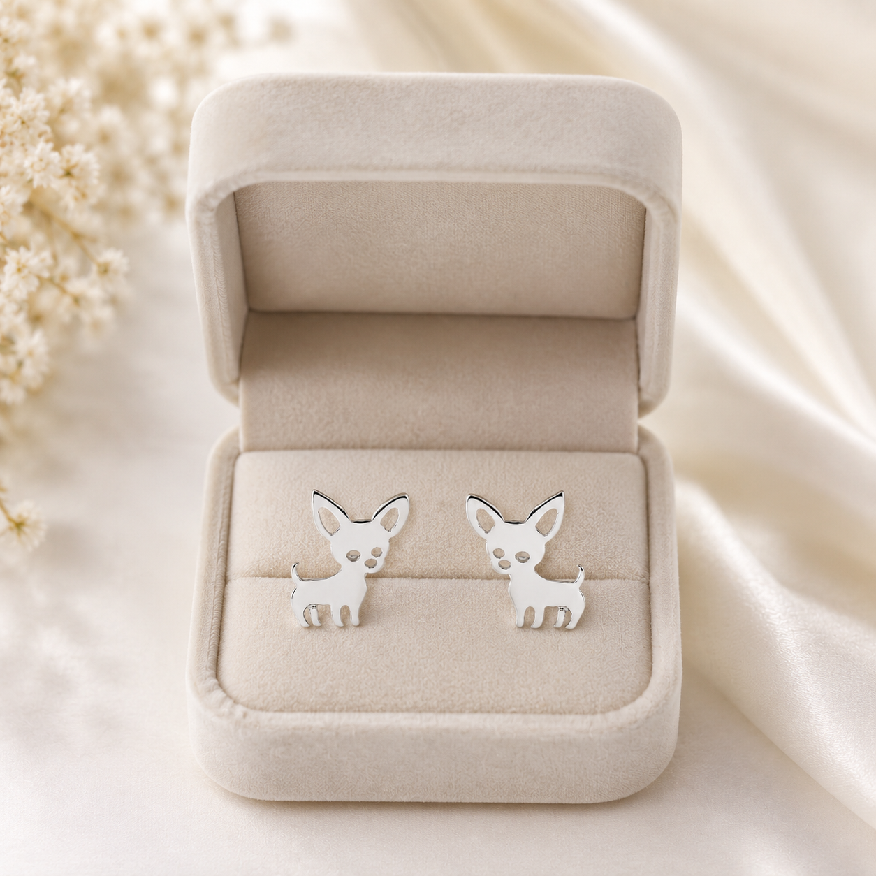 Chihuahua Kids Stud Earrings