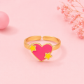 Starry Heart Kids Ring