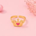 Princess Heart Crown Ring