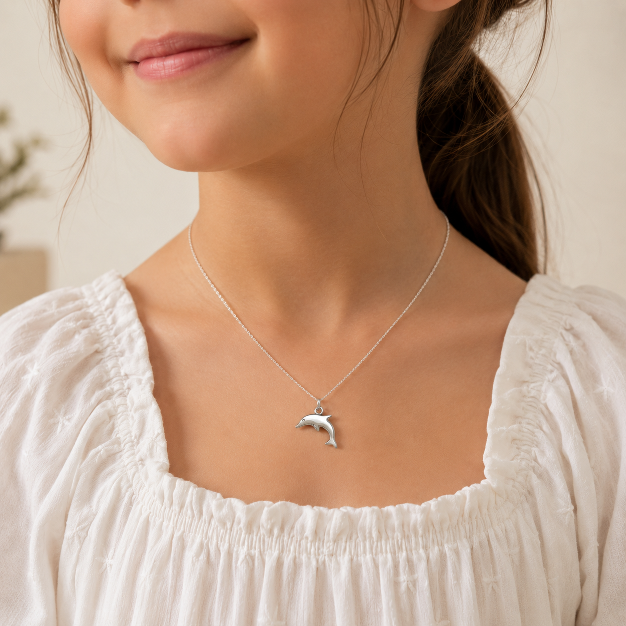 Dolphin Charm Necklace