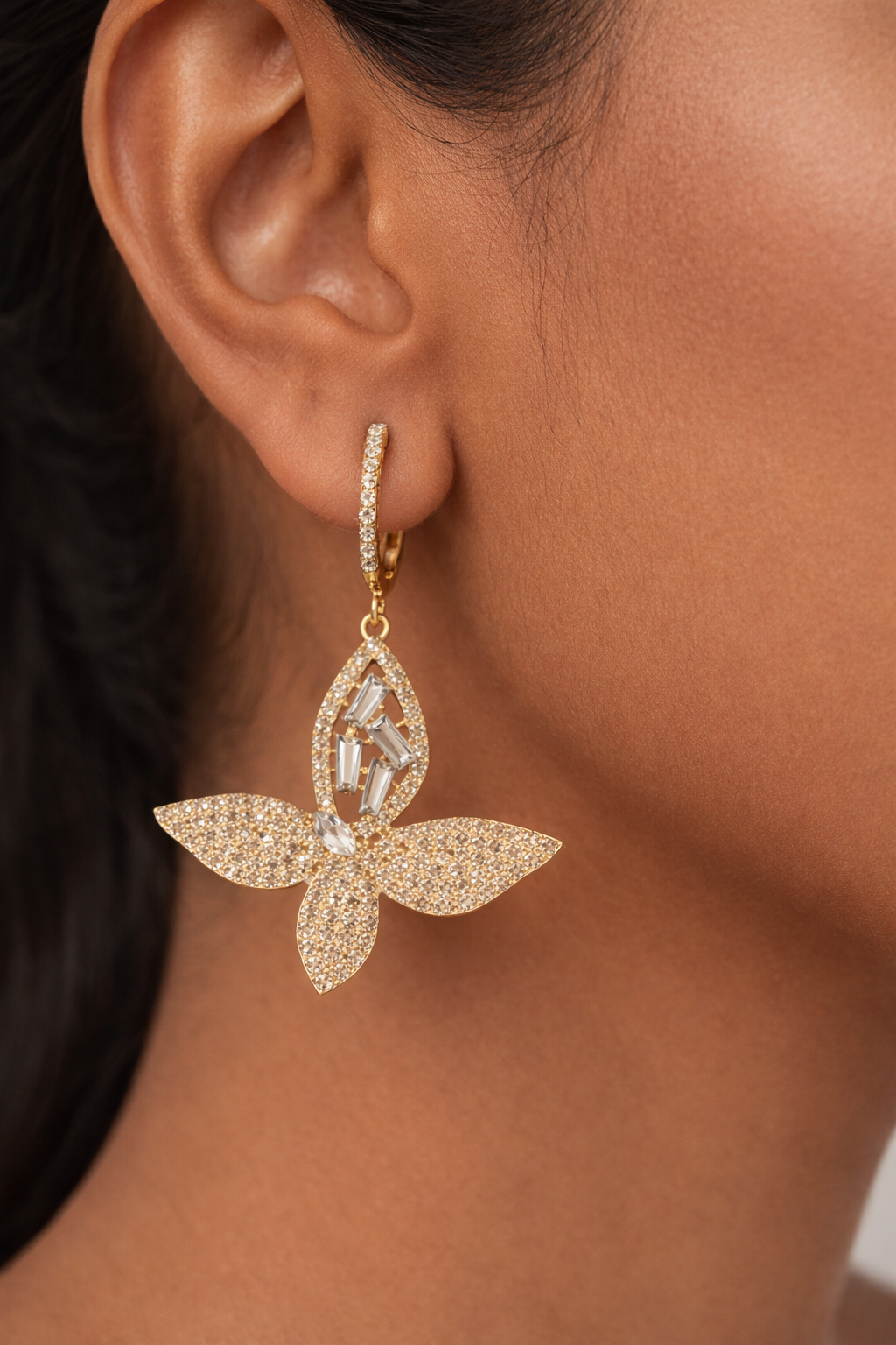 Crystal Butterfly Drops