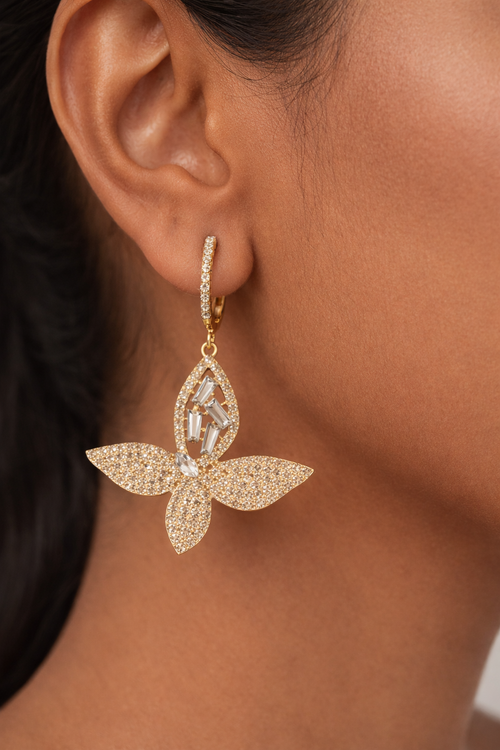 Crystal Butterfly Drops