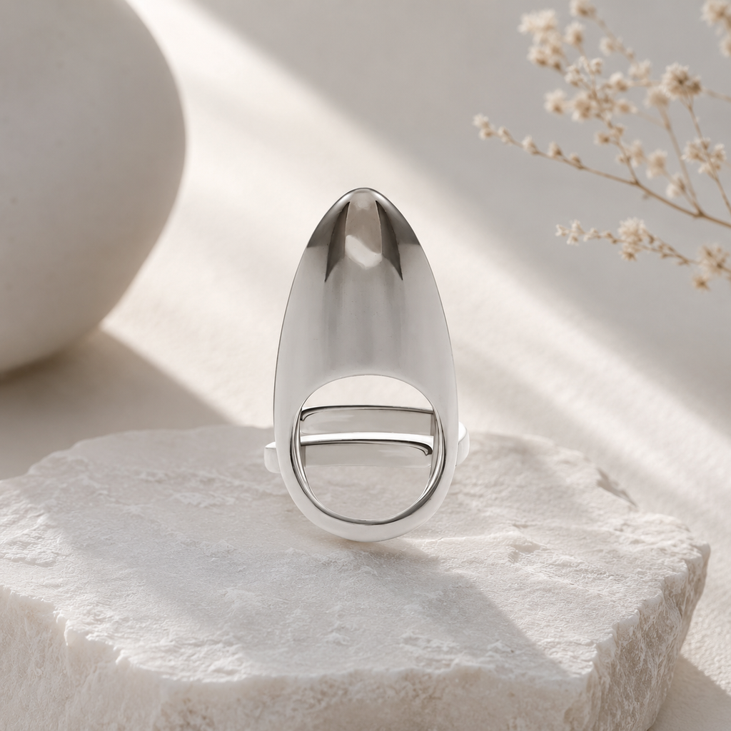 Silver Claw Nail Ring