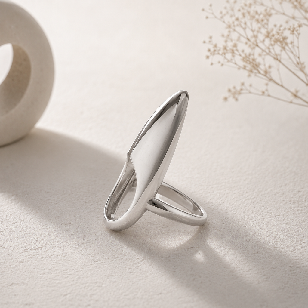 Silver Claw Nail Ring