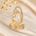 Butterfly Bow Nail Ring